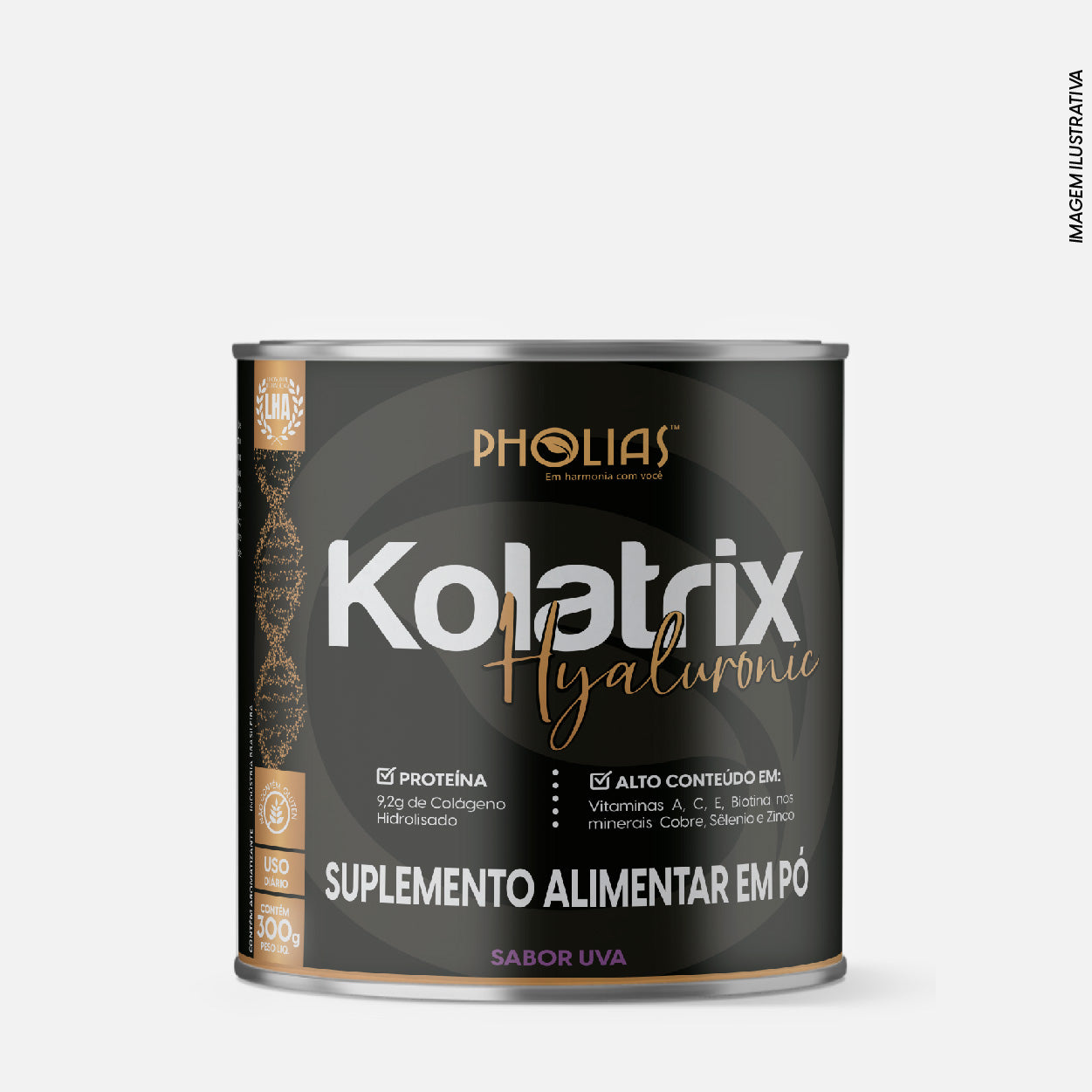 Kit Mãe Fitness - Kolatrix Hialurônico, Creatine Sports e Workout