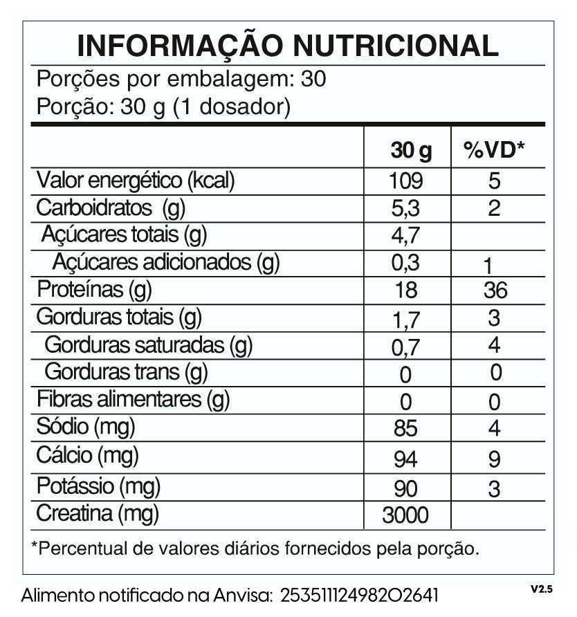 Tabela Nutricional