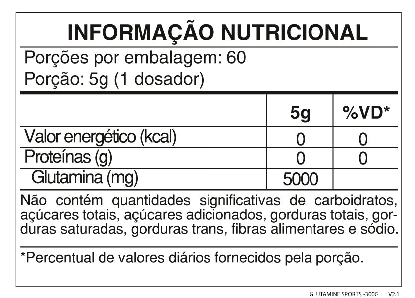 Tabela Nutricional