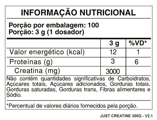 Tabela Nutricional