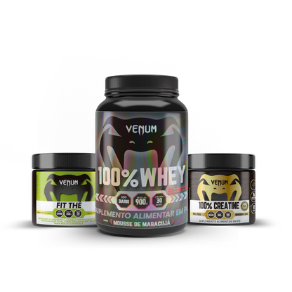 Kit Z - Whey 100%, 100% Creatine, Fit The + BRINDES