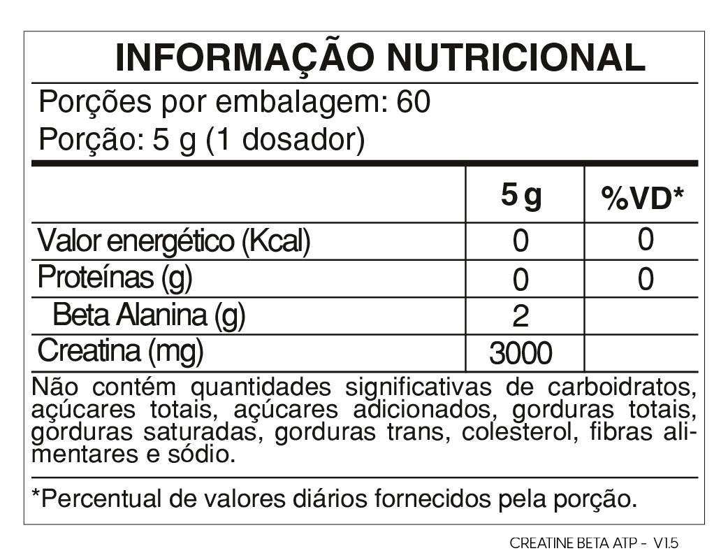 Tabela Nutricional
