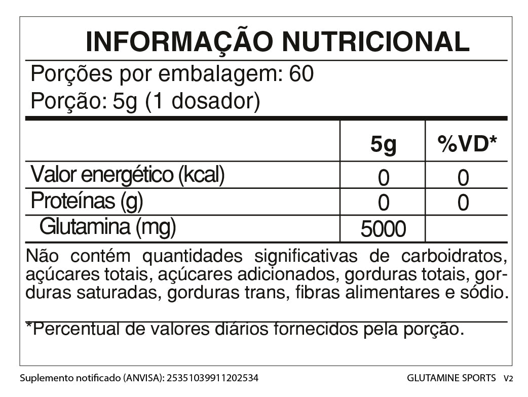 Tabela Nutricional