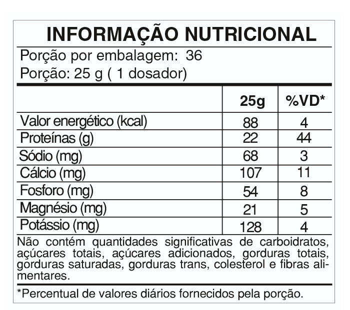 Tabela Nutricional