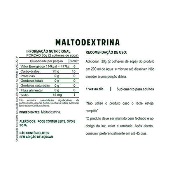 Just - Maltodextrina 400g